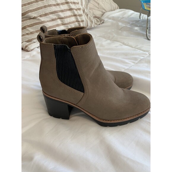 Naturalizer Shoes - Naturalizer Women’s Madalynn Gore Brown Ankle Boots Size 7.5M Neutral Comfort